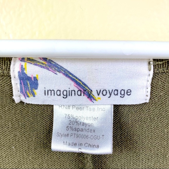 Imaginary Voyage Olive Green Sweater - Picture 7 of 7